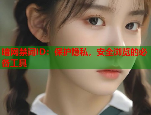 暗网禁词ID：保护隐私，安全浏览的必备工具  第2张