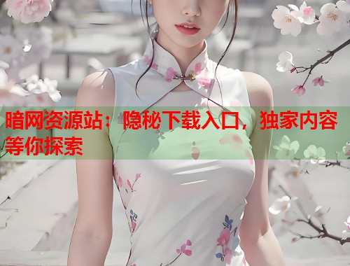 暗网资源站：隐秘下载入口，独家内容等你探索  第1张