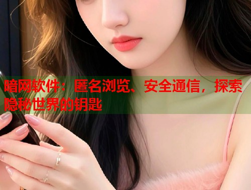 暗网软件：匿名浏览、安全通信，探索隐秘世界的钥匙  第1张