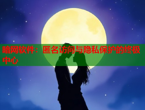 暗网软件：匿名访问与隐私保护的终极中心  第1张