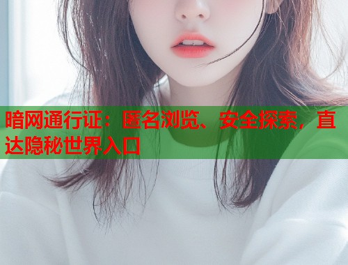 暗网通行证：匿名浏览、安全探索，直达隐秘世界入口  第1张