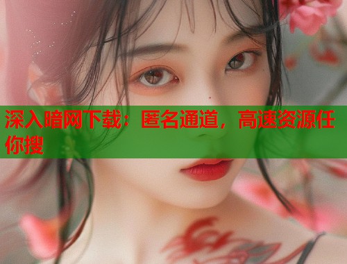深入暗网下载：匿名通道，高速资源任你搜  第2张
