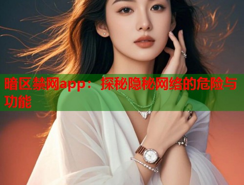 暗区禁网app：探秘隐秘网络的危险与功能  第1张