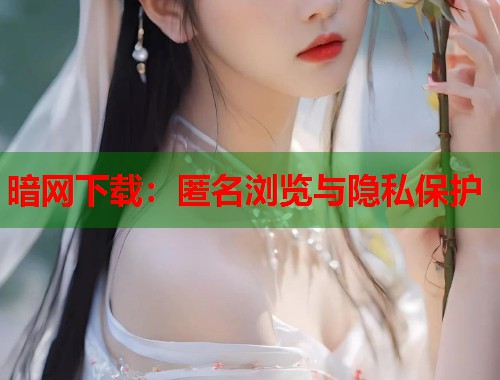 暗网下载：匿名浏览与隐私保护