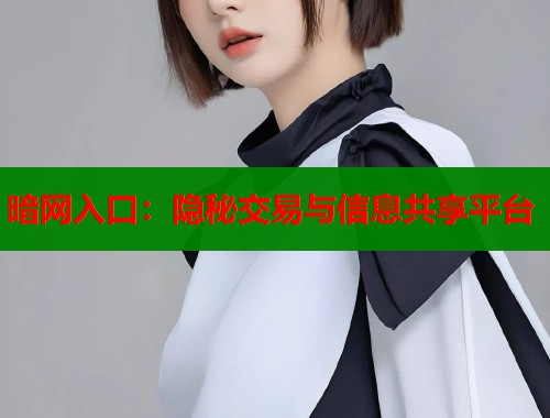 暗网入口：隐秘交易与信息共享平台  第2张