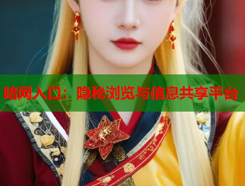 暗网入口：隐秘浏览与信息共享平台  第1张