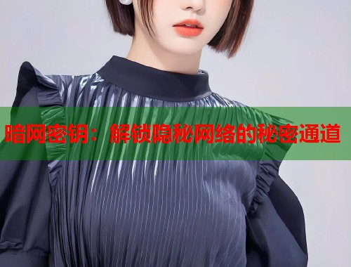 暗网密钥：解锁隐秘网络的秘密通道  第1张