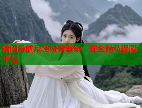 暗网导航反馈设置登录，安全隐私保障平台  第1张