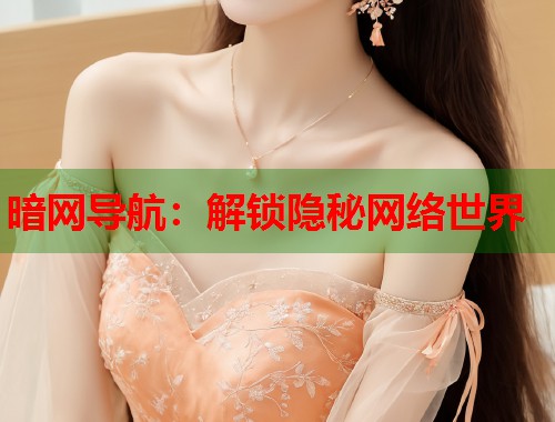 暗网导航：解锁隐秘网络世界  第1张
