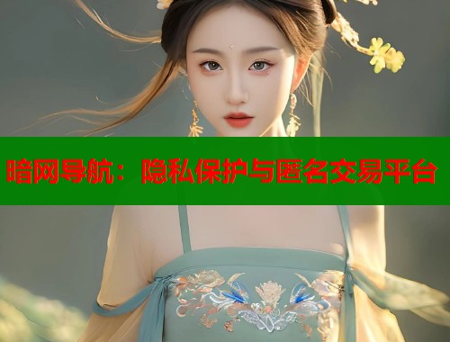 暗网导航：隐私保护与匿名交易平台  第1张