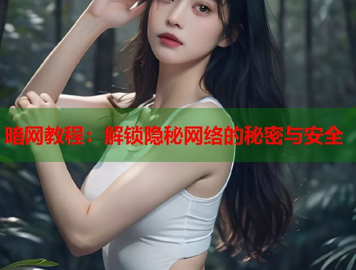 暗网教程：解锁隐秘网络的秘密与安全  第1张