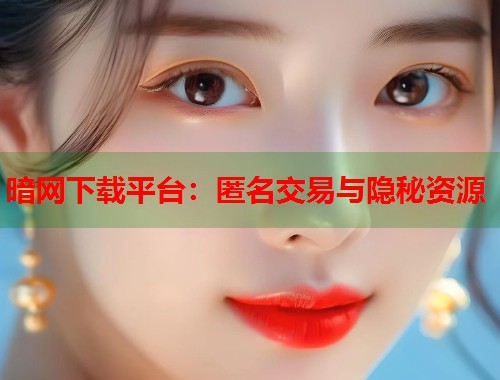 暗网下载平台：匿名交易与隐秘资源  第2张