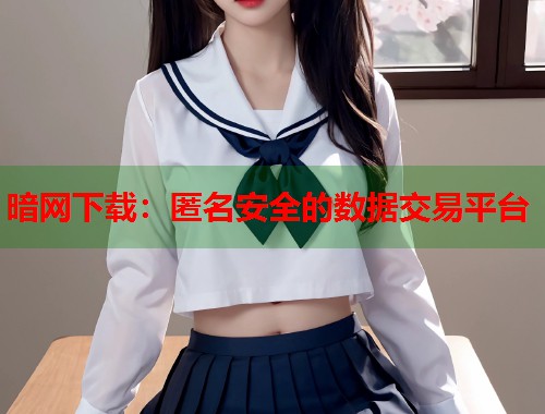 暗网下载：匿名安全的数据交易平台  第1张