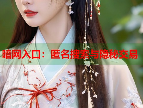 暗网入口：匿名搜索与隐秘交易  第2张