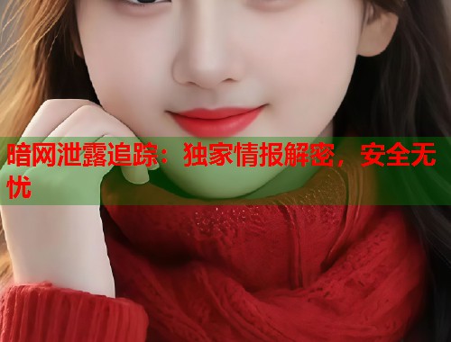 暗网泄露追踪：独家情报解密，安全无忧  第2张