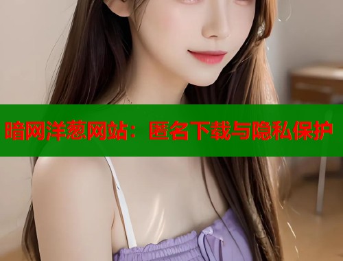 暗网洋葱网站：匿名下载与隐私保护  第1张