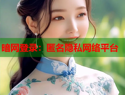 暗网登录：匿名隐私网络平台  第2张