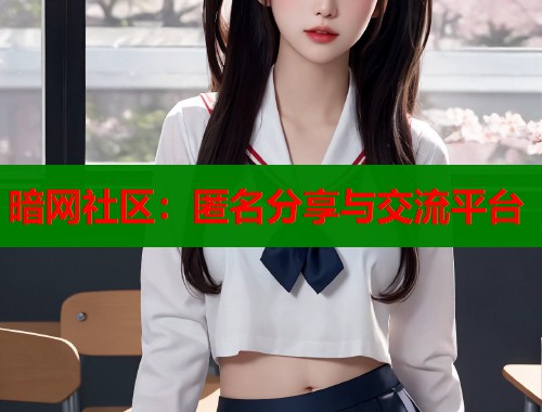 暗网社区：匿名分享与交流平台  第1张