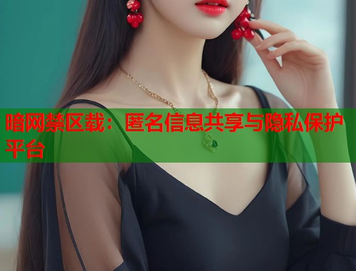 暗网禁区载：匿名信息共享与隐私保护平台