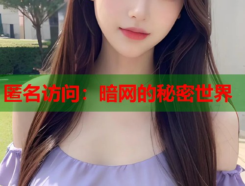 匿名访问：暗网的秘密世界