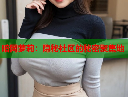 暗网萝莉：隐秘社区的秘密聚集地
