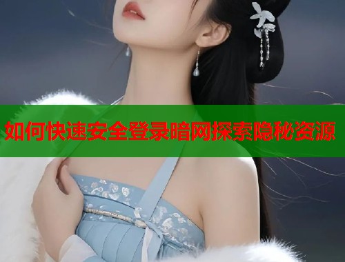如何快速安全登录暗网探索隐秘资源