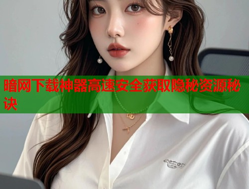 暗网下载神器高速安全获取隐秘资源秘诀