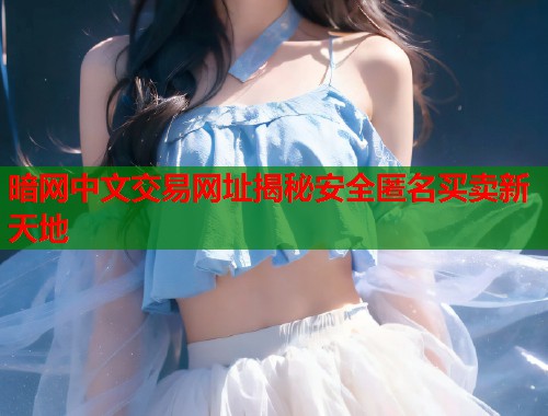 暗网中文交易网址揭秘安全匿名买卖新天地