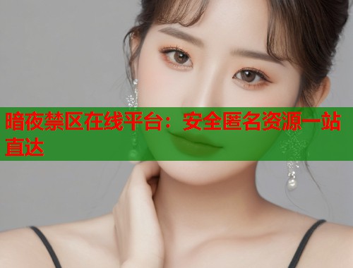 暗夜禁区在线平台：安全匿名资源一站直达  第1张