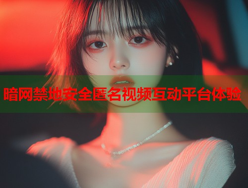 暗网禁地安全匿名视频互动平台体验
