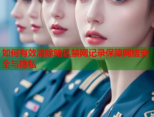 如何有效清除暗区禁网记录保障网络安全与隐私  第1张