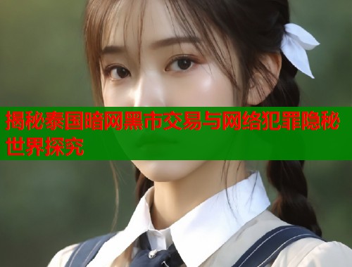揭秘泰国暗网黑市交易与网络犯罪隐秘世界探究  第1张