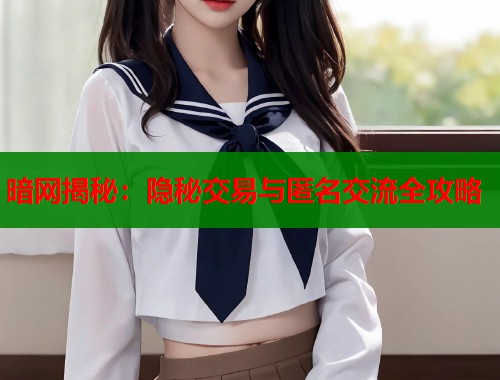 暗网揭秘：隐秘交易与匿名交流全攻略  第1张