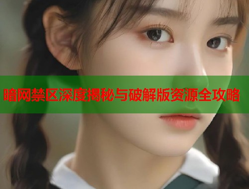 暗网禁区深度揭秘与破解版资源全攻略  第1张