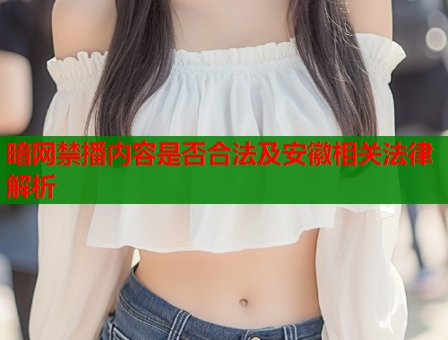 暗网禁播内容是否合法及安徽相关法律解析  第1张