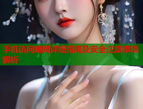 手机访问暗网详细指南及安全注意事项解析  第1张