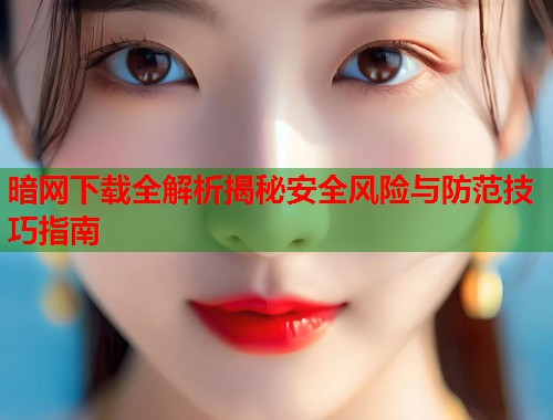 暗网下载全解析揭秘安全风险与防范技巧指南  第1张
