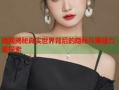 暗网揭秘真实世界背后的隐秘与黑暗力量探索  第1张