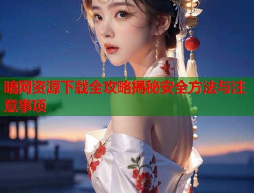 暗网资源下载全攻略揭秘安全方法与注意事项  第1张