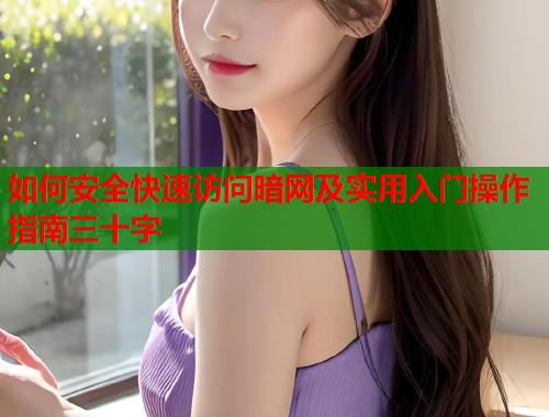 如何安全快速访问暗网及实用入门操作指南三十字  第1张